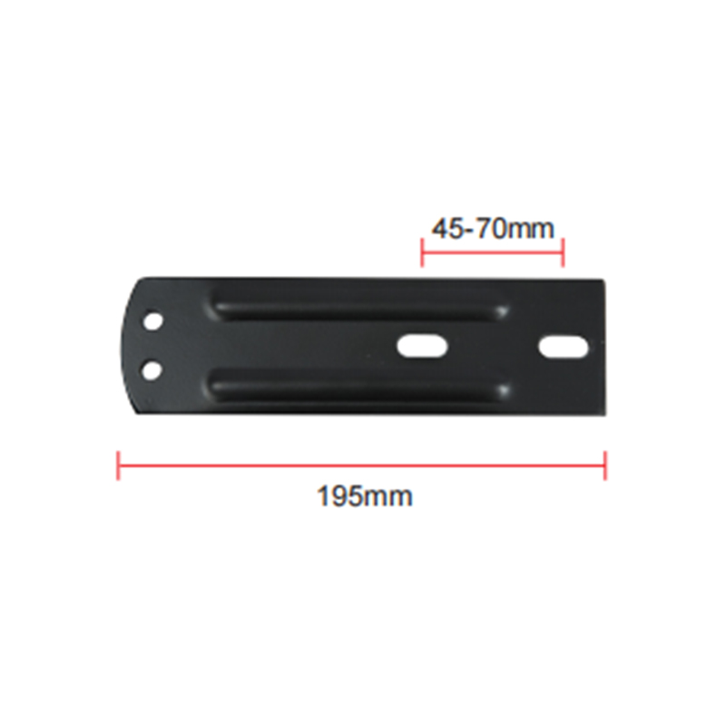 452.4g Doppellochdesign-Handläuf-Stützsäule mit eingebetteter Stahlplattenbasis A-06