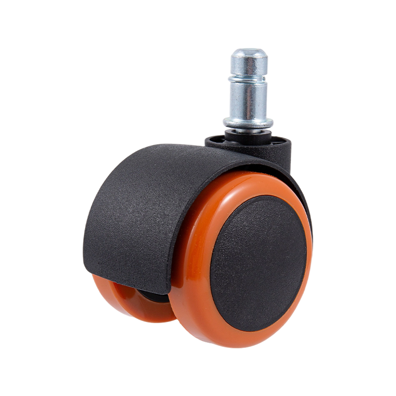 Universal Caster Accessoires für Bürostühle, 50/26 Schwarz- und Orangen -Publadzubehör