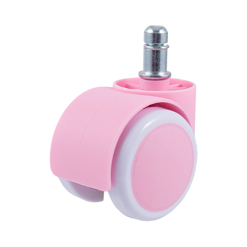 50/38 Pink -White Pu Wad Universal Caster Accessoires für Bürostühle